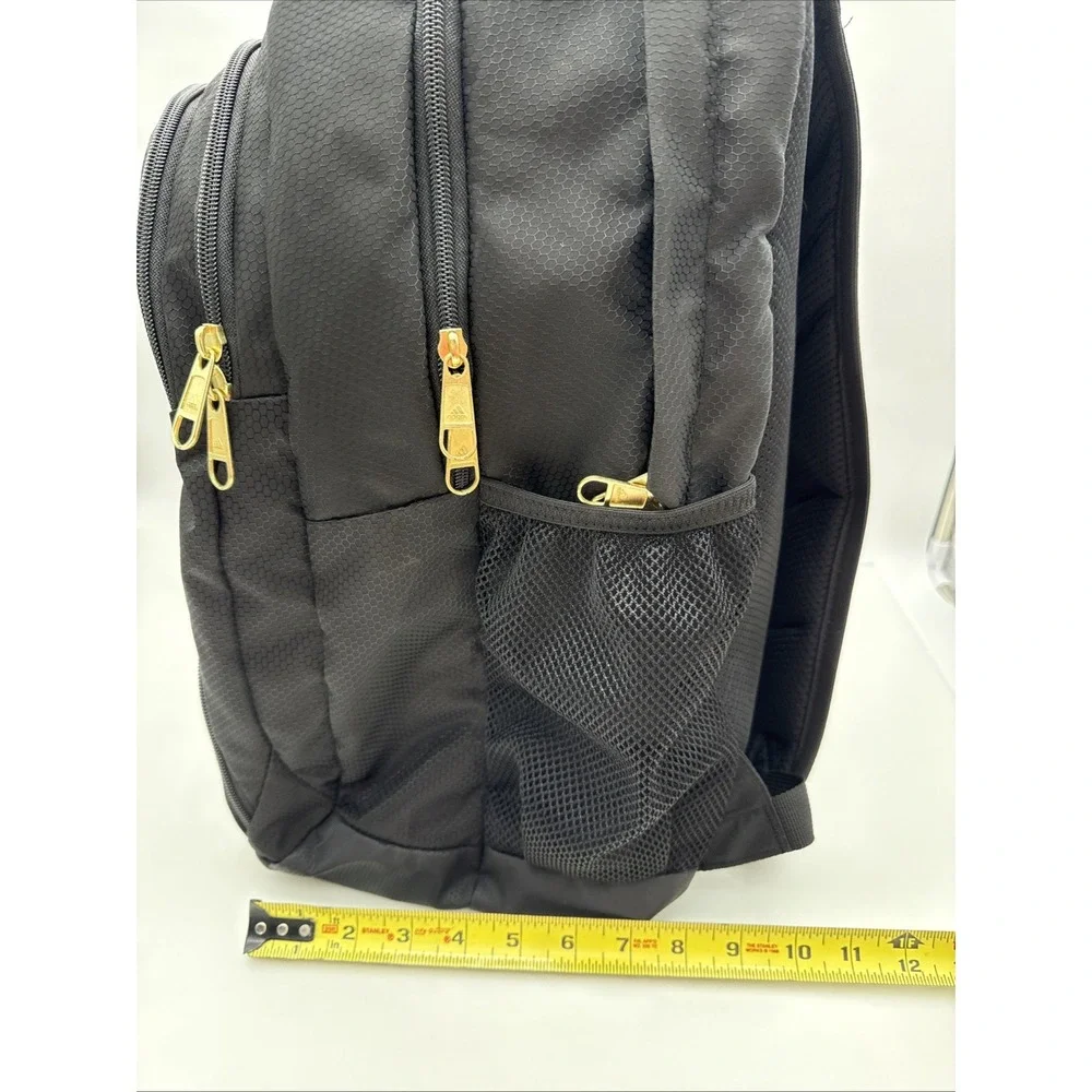 adidas Prime 6 Backpack Black Gold Metallic Honeycomb Ripstop LoadSpring Laptop